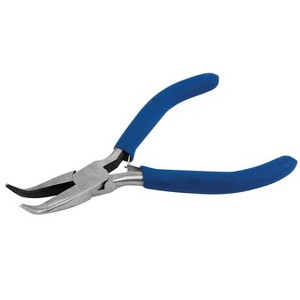 Performance Tool Mechanics Products 4-1/2 in. Carbon Steel Mini Bent Nose Pliers (Case of 6) - 1 of 1