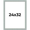 PosterPalooza | Refined Blue Picture Frame - UV Acrylic, Foam Board Backing, Hanging Hardware - 2 of 4