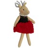 Northlight Sitting Reindeer Girl in Dress Christmas Figure - 5.5" - 3 of 4