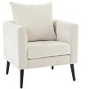 TiramisuBest Mid-Century Chenille Armchair - Upholstered Lounge Chair for Living Room/Bedroom (Teal) - 2 of 4