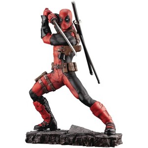 Kotobukiya Marvel 12 Inch Fine Art Statue | Maximum Effort Deadpool - 1 of 3