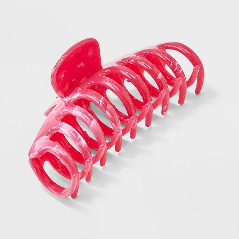 Pink Swirl Claw Hair Clip - Wild Fable™ Pink : Target