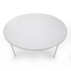 PAGED Patio Portable Dining Table Simple Wooden Folding Table with Roll-up Table Top for Indoor and Outdoor - 2 of 4