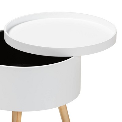 Jessen Wood Nightstand with Removable Top - Baxton Studio