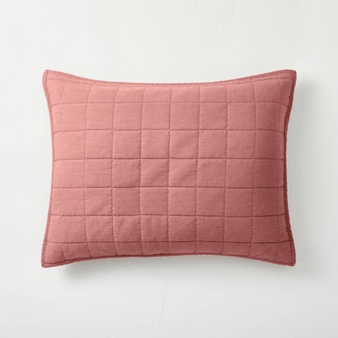 Pink best sale pillow sham