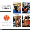 BodySport Weighted Exercise Medicine Ball, 23.2" Circumference, 2 lb., Blue/Black - 3 of 4