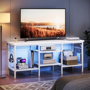 Pinmoco 47 inch LED TV Stand with Open Shelves, Media Entertainment Center for Living Room/Bedroom - 1 of 4