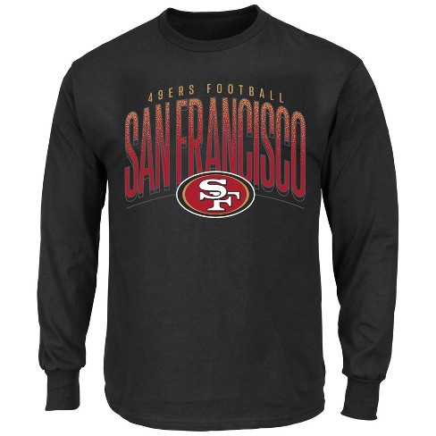 NFL San Francisco 49ers Men's Big & Tall Long Sleeve Cotton Core T-Shirt -  2XL