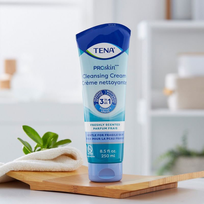 TENA ProSkin Rinse-Free Cleanser, Scented, 8.5 oz, 1 Count, 3 of 4