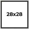 PosterPalooza | Square Antique Black Picture Frame - UV Acrylic, Foam Board Backing, Hanging Hardware - 2 of 4