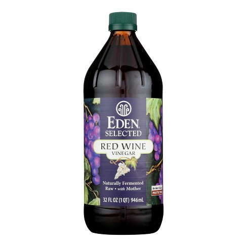Eden Foods Raw Red Wine Vinegar - 32 Fl Oz : Target