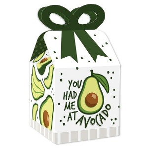 Big Dot of Happiness Hello Avocado - Square Favor Gift Boxes - Fiesta Party Bow Boxes - Set of 12 - 1 of 4