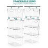 Sorbus Large Clear Plastic Storage Bins with Lids and Handles for Cleaning Supplies - Conquer Clutter, Enhance Organization and Style - 4 of 4