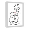 Drawn Love Faces 13.63 x 19.63 Framed Canvas - 2 of 4