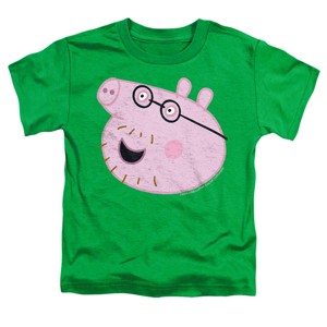 Toddler Boys' Peppa Pig Daddy Pig Face T-Shirt - 1 of 4