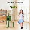 Heybly Cactus Cat Tree, Green Cat Tree, 57in Cat Tower for Indoor Cats - 4 of 4