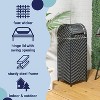 happimess Darla All-Weather Wicker/Metal Swing Top Hideaway Outdoor Trash Can - 2 of 4