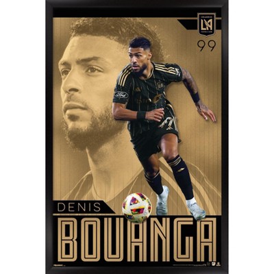 Trends International MLS Los Angeles FC - Denis Bouanga 25 Framed Wall Poster Prints
