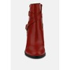 CAT-TRACK Fuchsia Metallic Leather Ankle Boots Women - 3 of 4