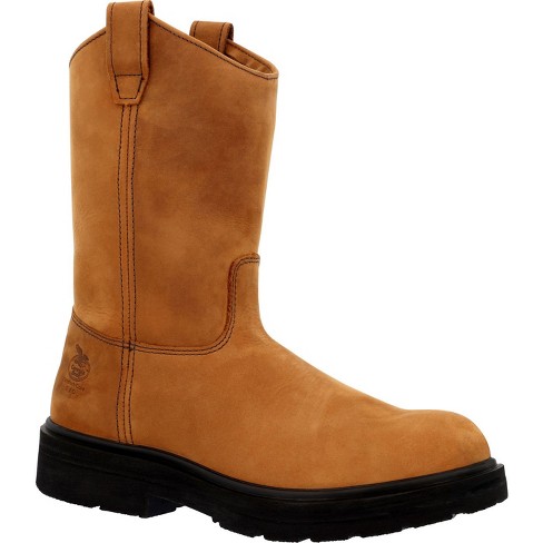 Georgia wellington pull on work boots best sale