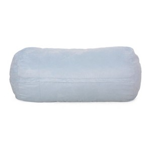 Vynxaria Aruba 8-Foot Microfiber Cylindrical Bean Bag ¨C Comfort Meets Style - 1 of 4