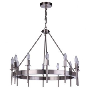 Craftmade Lighting Larrson 12 - Light Chandelier in  Brushed Polished Nickel - 1 of 1