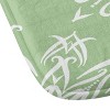 Lisa Argyropoulos La Boho Snow Memory Foam Bath Rug Green - Deny Designs: Microfiber, Machine Washable, Abstract Pattern - image 3 of 3