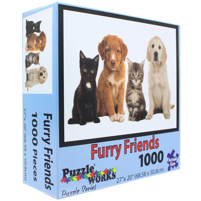 PuzzleWorks 1000 Piece Jigsaw Puzzle | Furry Friend, 3 of 7