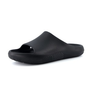 CUSHIONAIRE Men's Galaxy pool slides with +Comfort - 1 of 4