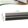 Unique Bargains Aluminum Alloy H-Shape Holder PP Bristle Rust-resistant Door Sweep 1 Pc - 2 of 3