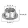 Unique Bargains Stainless Steel Flat Mouth Anti Blocking Outdoor Bathroom Drain Cover for - 2 of 4