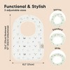 KeaBabies 8-Pack Organic Baby Bibs for Boy, Girl, Drool Bibs, Baby Bib for Girls, Boys,  Newborn Teething Bibs - 2 of 4