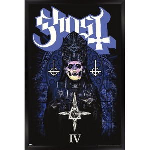 Trends International Ghost - Stained Glass Framed Wall Poster Prints - 1 of 4