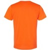 OUTSIDE THE WIRE Leatherneck for Life Safety Orange Left Chest Eagle, Globe, and Anchor Established Performance T-Shirt- Black Logo - 2 of 3