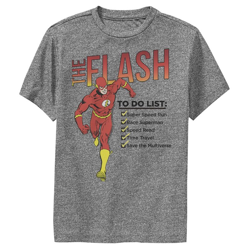 Boy's Justice League Flash To Do List Performance Tee, 1 of 5