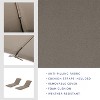 Christopher Knight Home Yasir Outdoor Water Resistant Fabric Chaise Lounge Cushions (Set of 2) - 4 of 4