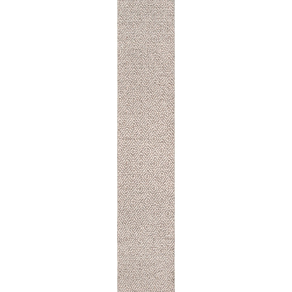  Runner Downeast Wells Machine Made Polypropylene Rug Beige