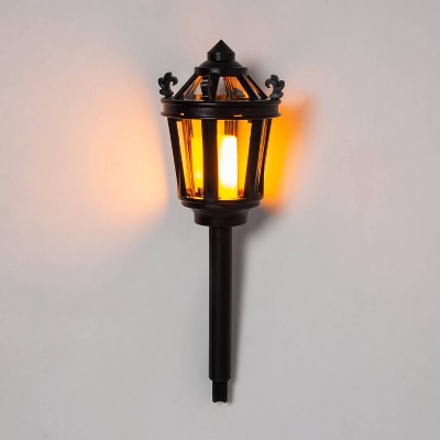 1ct LED Flame Effect Lantern Battery Operated Halloween Novelty Path Stake Light - Hyde & EEK! Boutique™