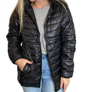 Gender Neutral Packable Lightweight Puffer Jacket - Couture Tee Company - 1 of 2
