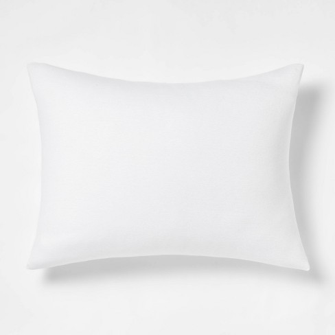 Standard Jersey Solid Comforter Sham White - Room Essentials™ : Target