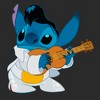 Mens Lilo & Stitch King of Rock and Roll Stitch T Shirt - 2 of 4