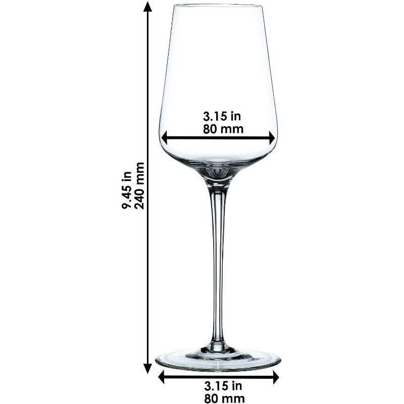 Nachtmann ViNova White Wine Glass, Set of 4 - 13 oz., 3 of 7