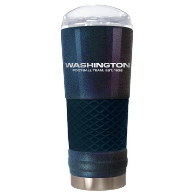  NFL Washington Football Team 24oz Onyx Draft Tumbler with Silicone Grip 