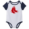MLB Boston Red Sox Infant Boys' 3pk Bodysuit - 2 of 4