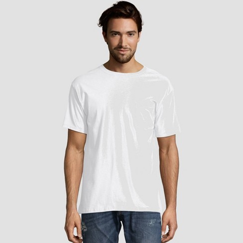 Brig Overbevisende Perversion Hanes Men's Heavyweight Crew Neck Short Sleeve T-shirt 2pk - White Xxl :  Target