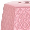 Diamonds Kids Garden Stool - KID4501 - Indoor/Outdoor - Pink - Safavieh Kids - 3 of 3