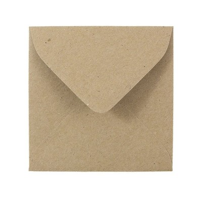 JAM Paper 3.125x3.125 Square Recycled Invitation Envelopes Kraft Paper Bag 52797687I