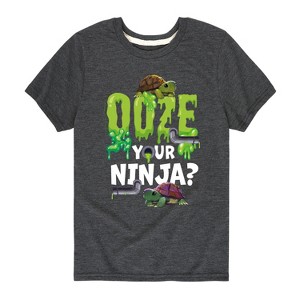 Boys' - Teenage Mutant Ninja Turtles Mutant Mayhem - Ooze Your Ninja Short Sleeve Graphic T-Shirt - 1 of 4