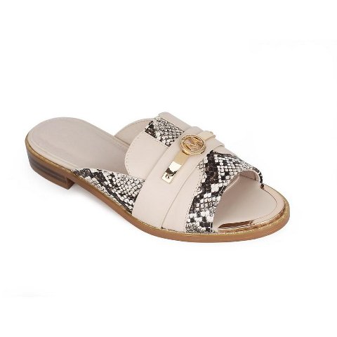 Женские сандалии MKF Collection Celine Women's Flat Sandal by Mia K- Beige