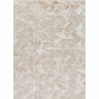Hauteloom Gonca Gray Geometric Area Rug